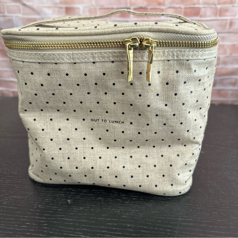 K*A*T*E ♠️ polka dot lunch box “Out To Lunch” Kate Spade